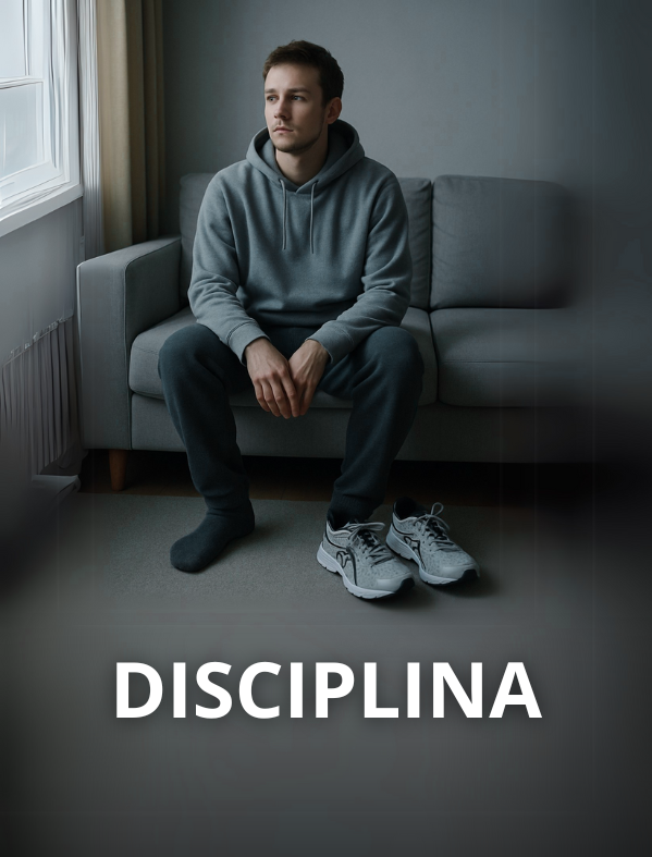 Mesmo com o tênis no chão, a motivação some. Você sabe o que tem que fazer. Só não consegue mais sentir vontade de fazer.